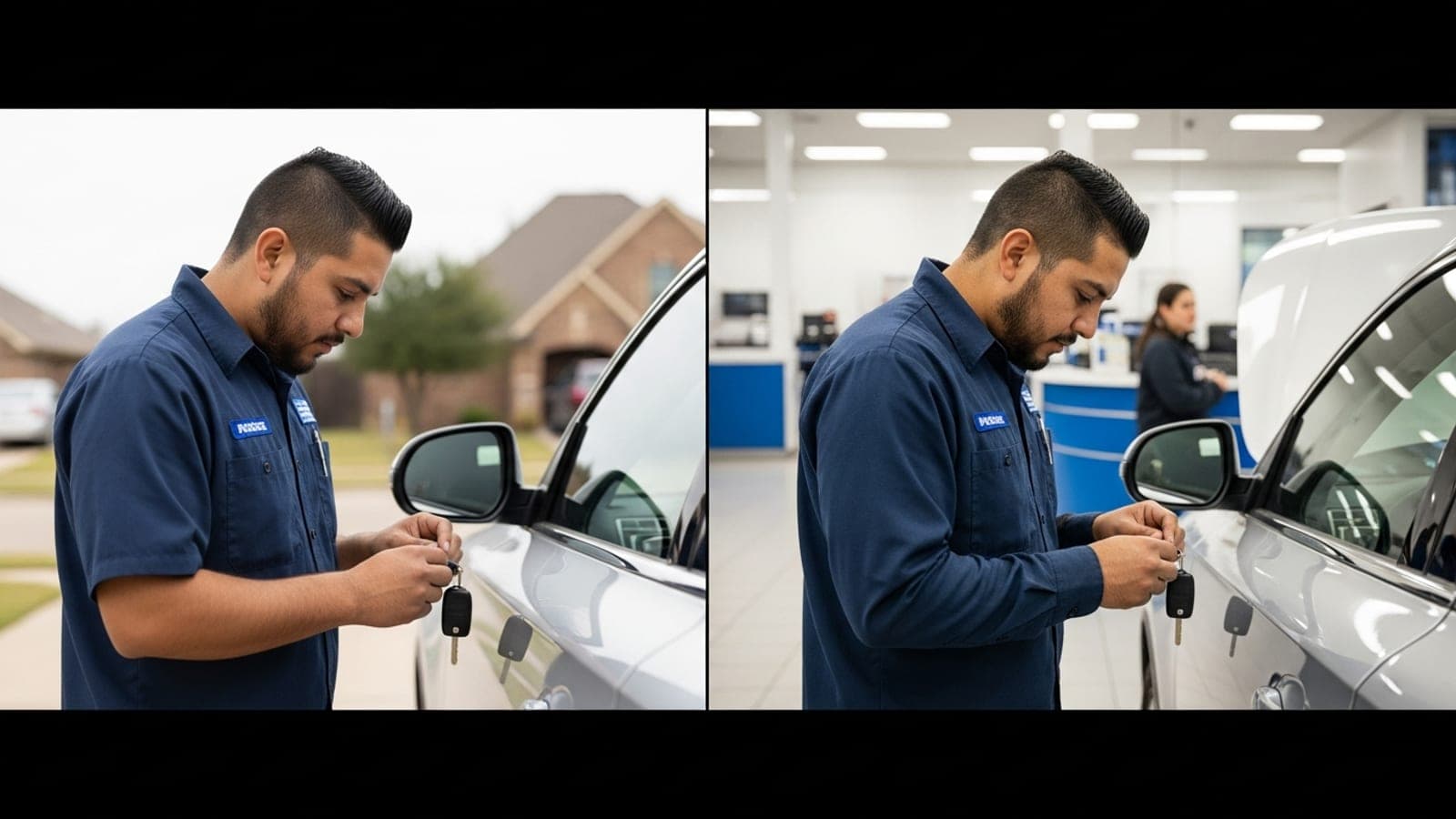 Comparación cerrajero móvil vs dealer para llaves de carro en Fort Worth